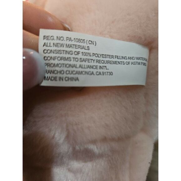 Vtg PRISCILLA THE PIG PINK PIG At MACY'S 2012 Plush STUFFED ANIMAL 12” 012768 - Picture 5 of 6